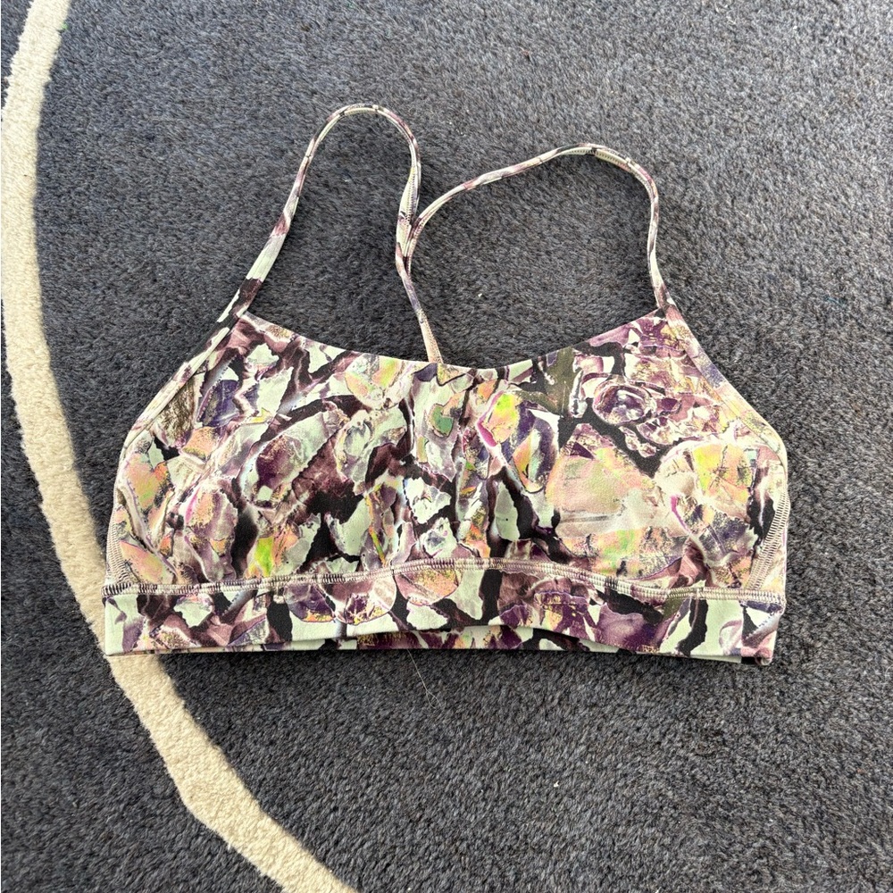 Floral Print Women's Bra